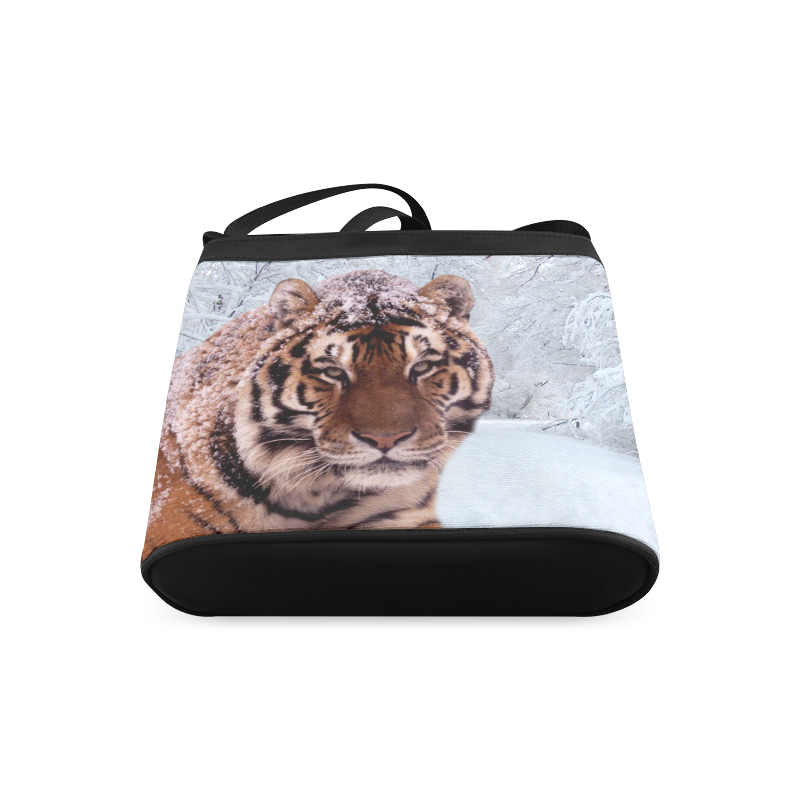 Tiger and Snow Crossbody Bags (Model 1613)