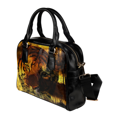 Tiger Face Shoulder Handbag (Model 1634)