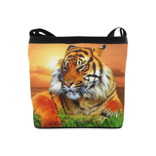 Sumatran Tiger Crossbody Bags (Model 1613)