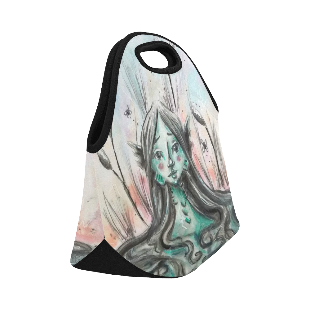 sweety from the black lagoon Neoprene Lunch Bag/Small (Model 1669)