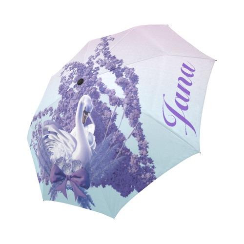 mystic swan for Jana Auto-Foldable Umbrella (Model U04)
