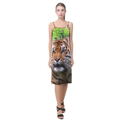 Tiger and Waterfall Alcestis Slip Dress (Model D05)