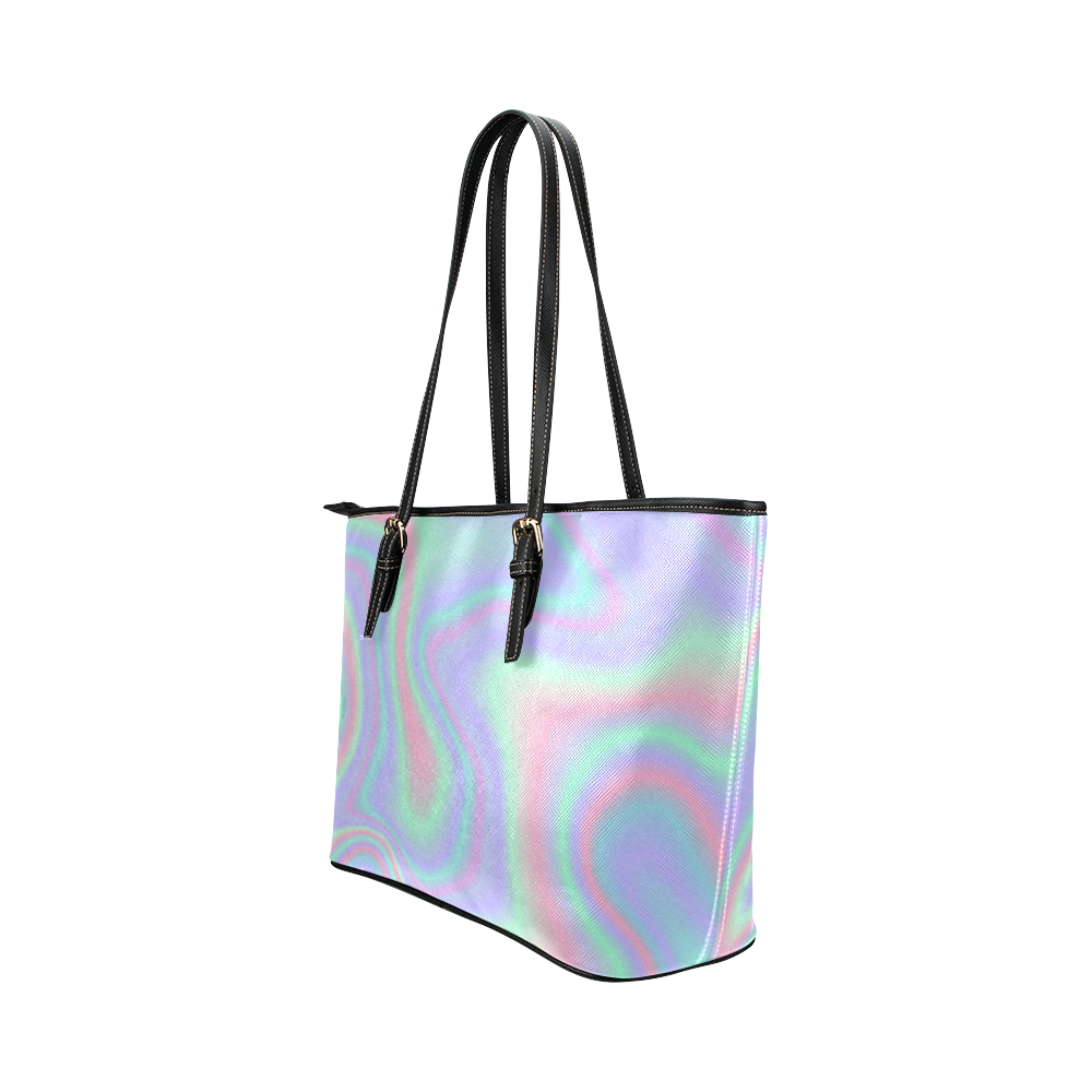 Holographic Design Leather Tote Bag/Large (Model 1651)