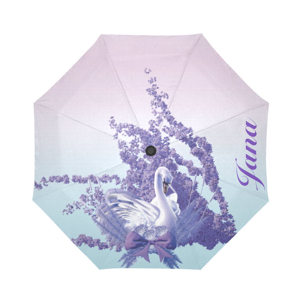 mystic swan for Jana Auto-Foldable Umbrella (Model U04)