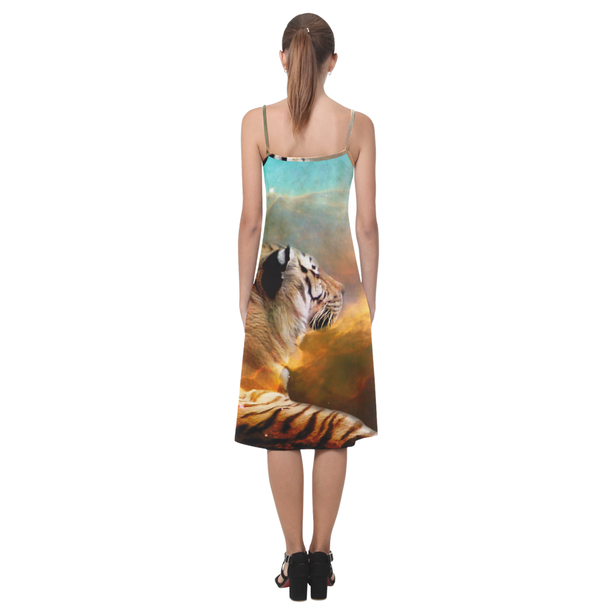 Tiger and Nebula Alcestis Slip Dress (Model D05)