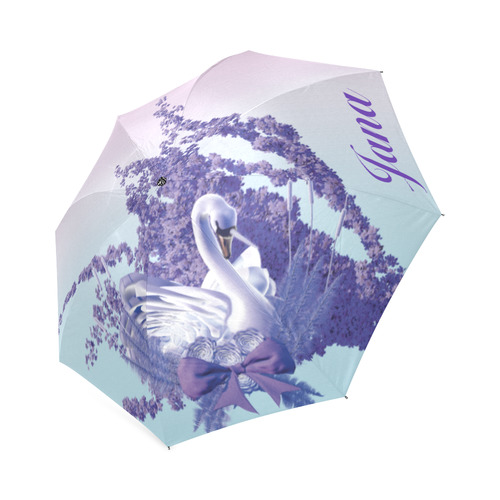 mystic swan for Jana Foldable Umbrella (Model U01)