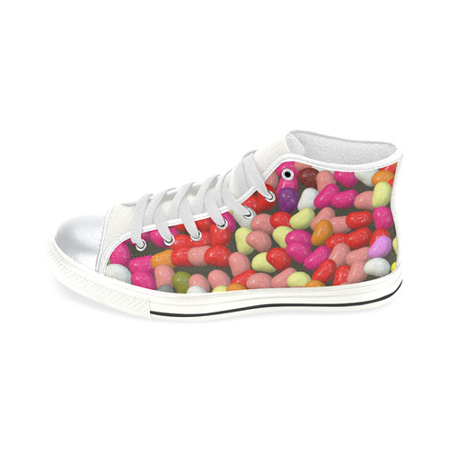 funny Jelly Mix by JamColors High Top Canvas Women's Shoes/Large Size (Model 017)