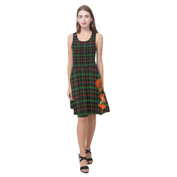 Poppy Elve On Tartan Atalanta Casual Sundress(Model D04)