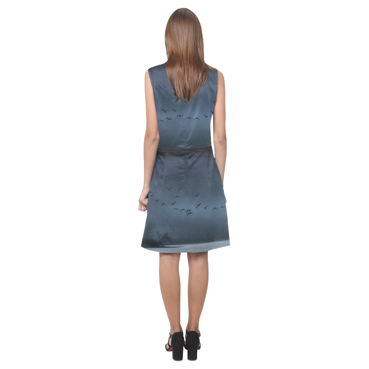 HONKFEST Eos Women's Sleeveless Dress (Model D01)