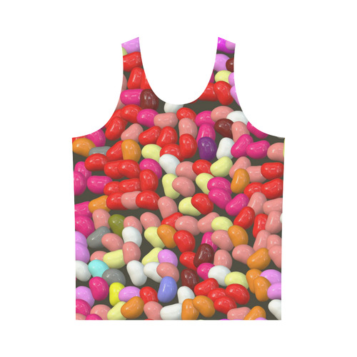 funny Jelly Mix by JamColors All Over Print Tank Top for Men (Model T43)