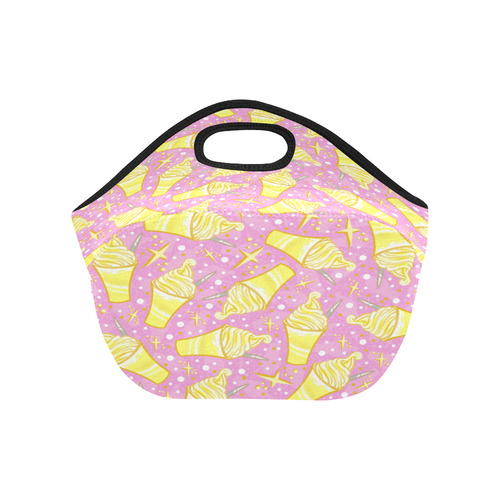 Pineapple Float Neoprene Lunch Bag/Small (Model 1669)