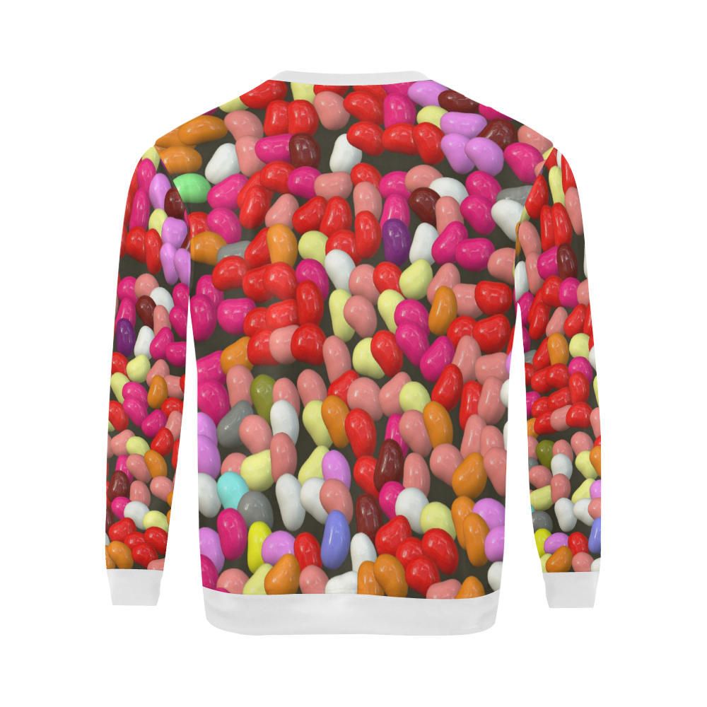 funny Jelly Mix by JamColors All Over Print Crewneck Sweatshirt for Men/Large (Model H18)