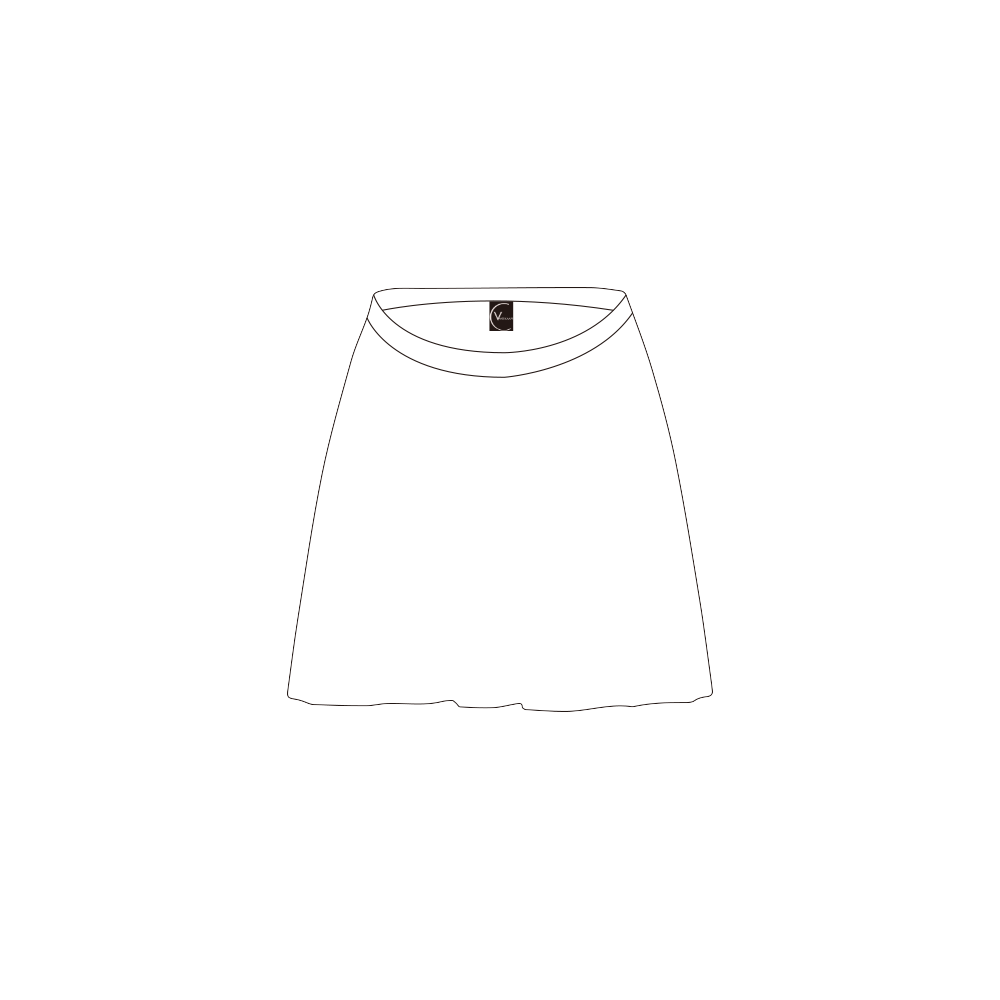 Vaatekaappi Logo for Skirt (4cm X 5cm)