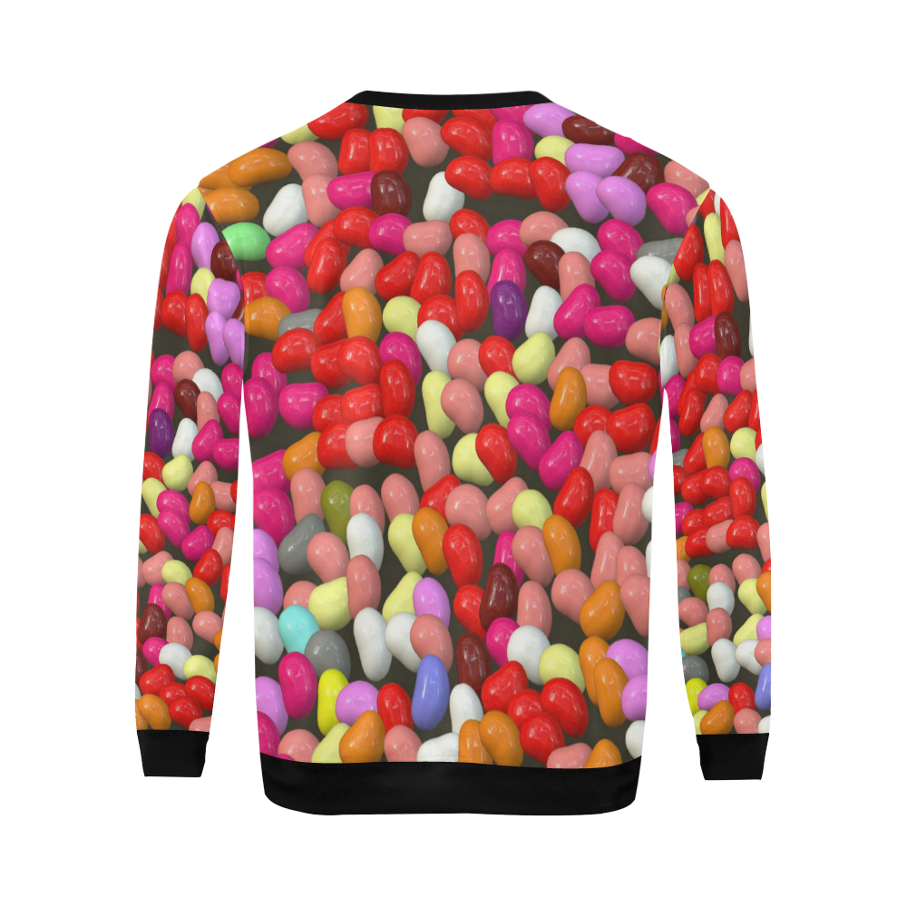 funny Jelly Mix by JamColors All Over Print Crewneck Sweatshirt for Men (Model H18)