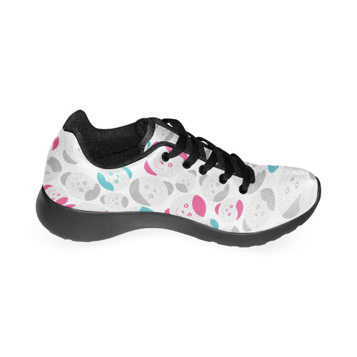 smiley faces pattern Women’s Running Shoes (Model 020)