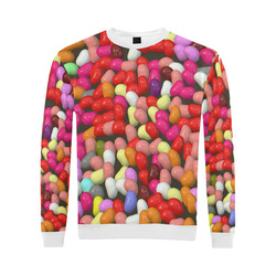 funny Jelly Mix by JamColors All Over Print Crewneck Sweatshirt for Men/Large (Model H18)