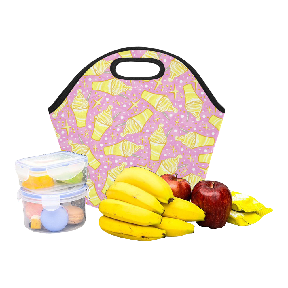 Pineapple Float Neoprene Lunch Bag/Small (Model 1669)