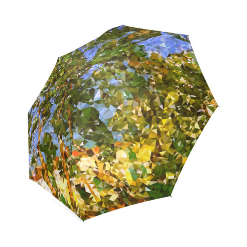 Van Gogh St Paul Hospital Garden Low Poly Foldable Umbrella (Model U01)