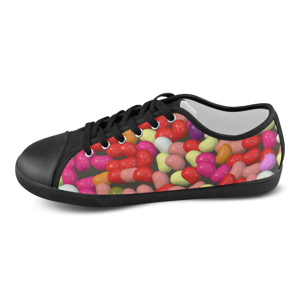 funny Jelly Mix by JamColors Canvas Shoes for Women/Large Size (Model 016)