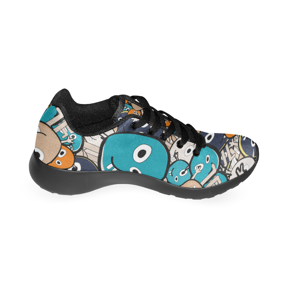 cartoon monsters Women’s Running Shoes (Model 020)