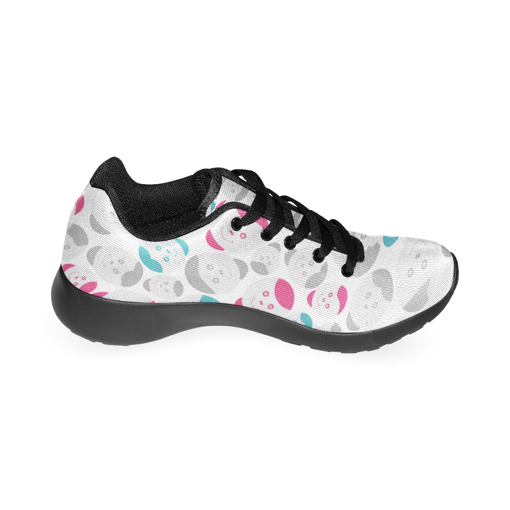smiley faces pattern Men’s Running Shoes (Model 020)