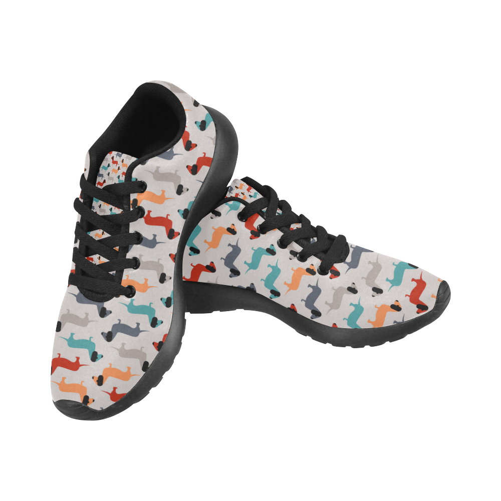 dog pattern Men’s Running Shoes (Model 020)