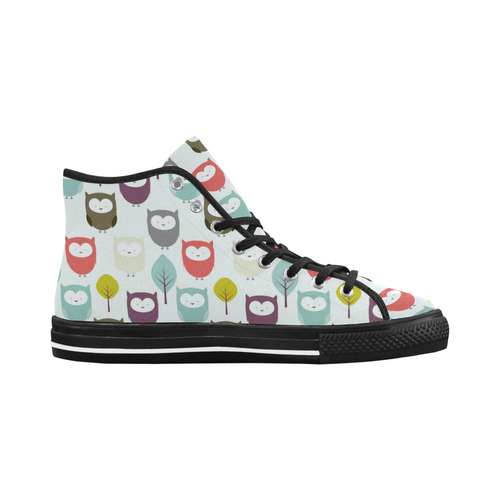 fabric owls tree Vancouver H Women's Canvas Shoes (1013-1)