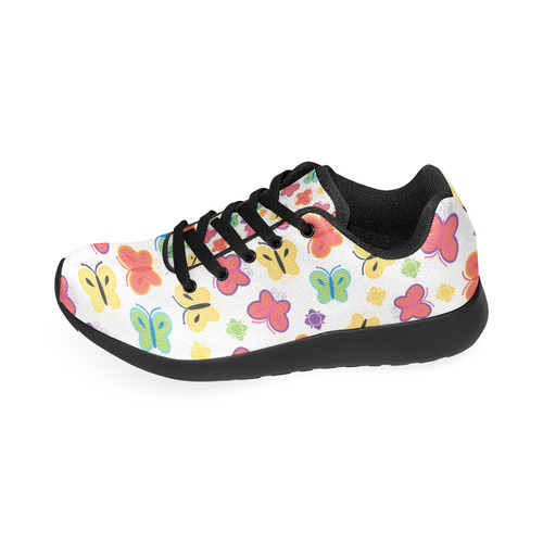 colorful butterfly Men’s Running Shoes (Model 020)