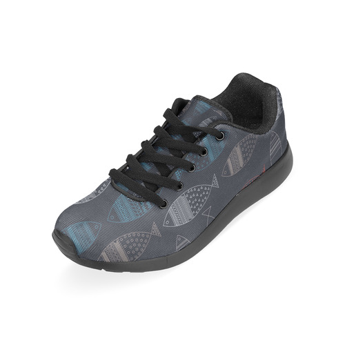 abstract fish Women’s Running Shoes (Model 020)