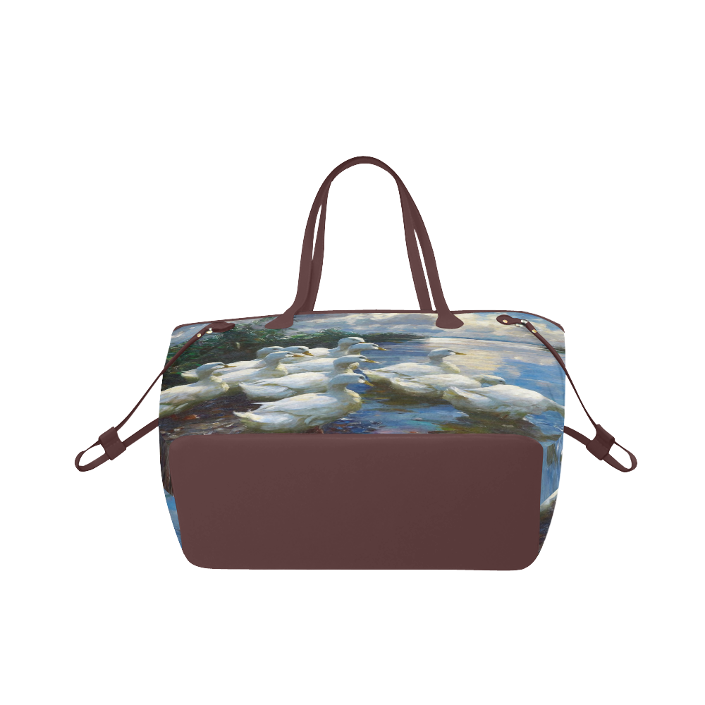 American Pekin Duck-2 Clover Canvas Tote Bag (Model 1661)