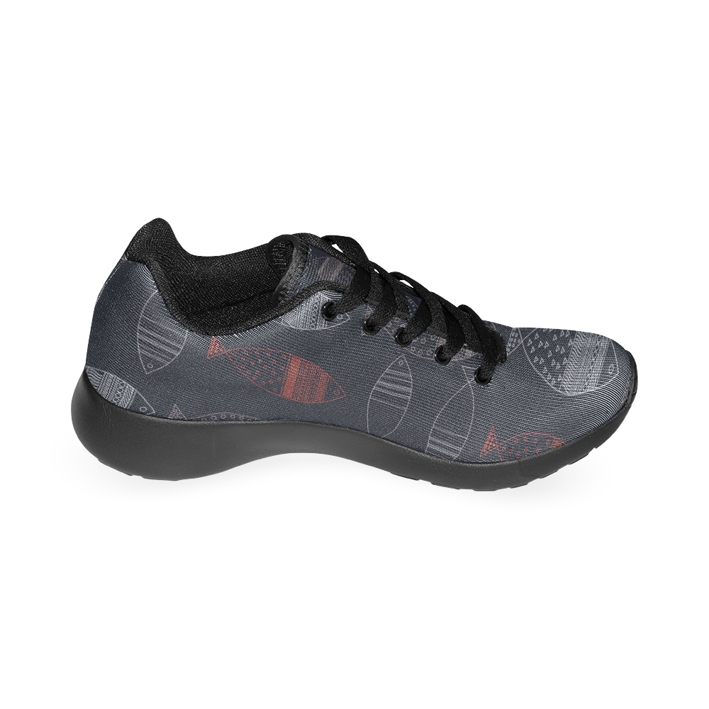abstract fish Men’s Running Shoes (Model 020)