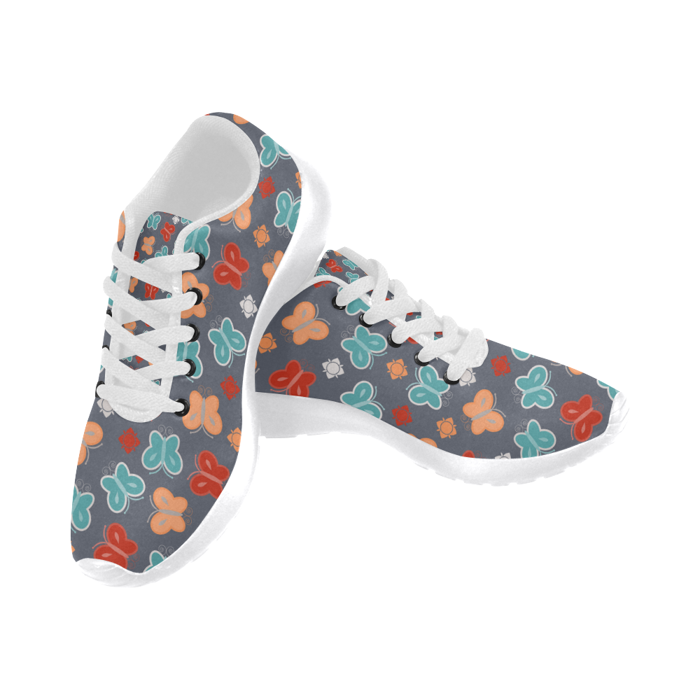 butterfly pattern Women's Running Shoes/Large Size (Model 020)