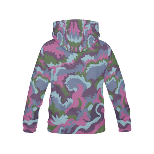 wave 1 designer hoodie All Over Print Hoodie for Women (USA Size) (Model H13)