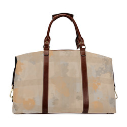 Orange Watercolor Classic Travel Bag (Model 1643) Remake