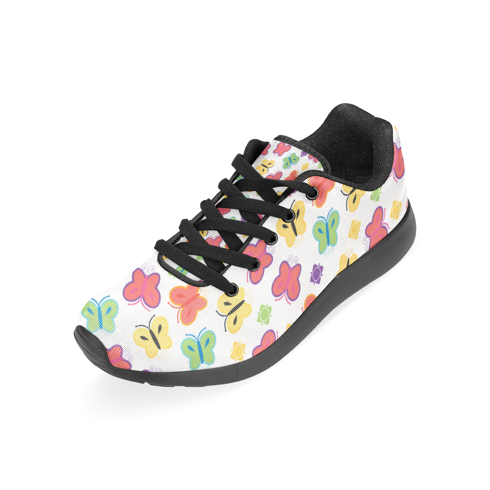 colorful butterfly Men's Running Shoes/Large Size (Model 020)