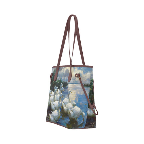 American Pekin Duck-2 Clover Canvas Tote Bag (Model 1661)