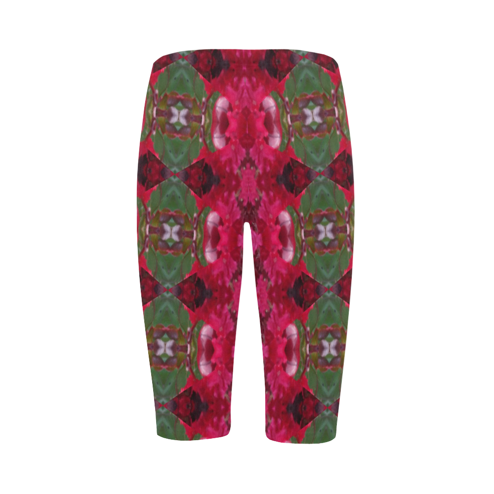 Christmas Wrapping Paper Designed Hestia Cropped Leggings Hestia Cropped Leggings (Model L03)