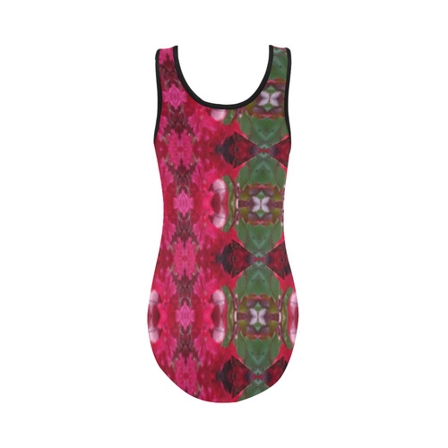 Christmas Wrapping Paper Designed Vest One Piece Swimsuit Vest One Piece Swimsuit (Model S04)