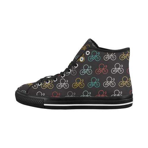 bicycle seamless Vancouver H Women's Canvas Shoes (1013-1)