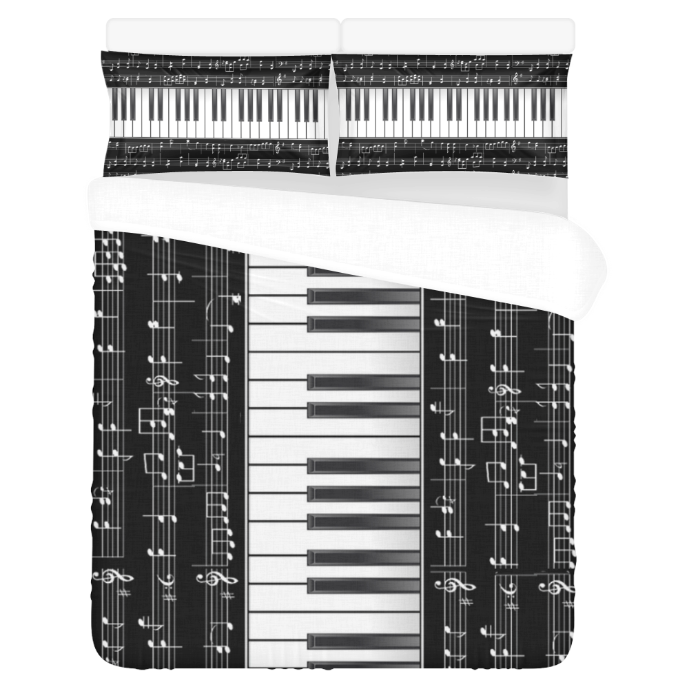 piano 3-Piece Bedding Set