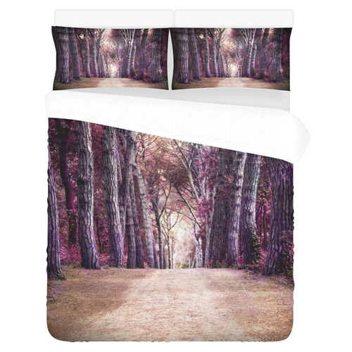 Path in forest 3-Piece Bedding Set