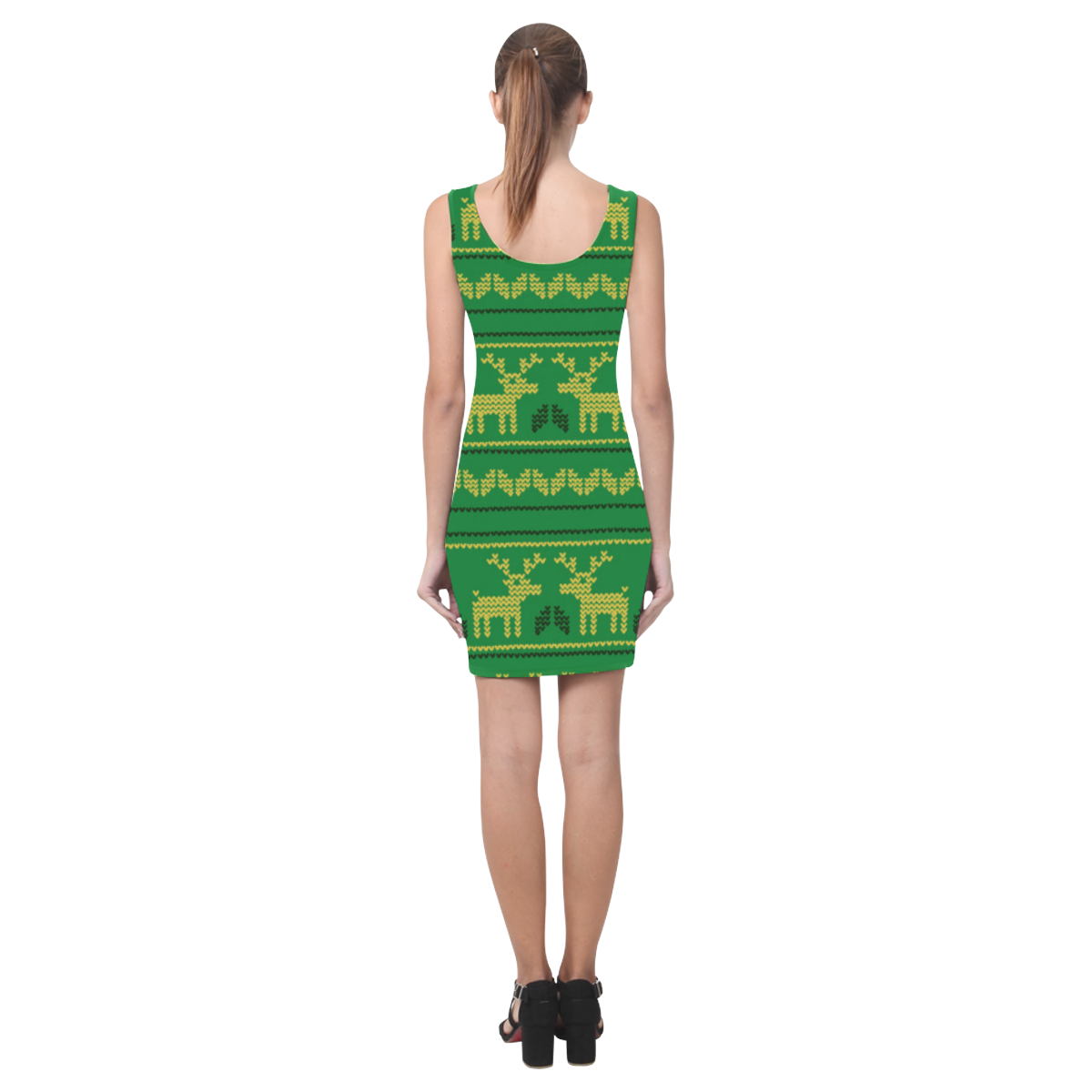 Green Ugly Christmas Medea Vest Dress (Model D06)