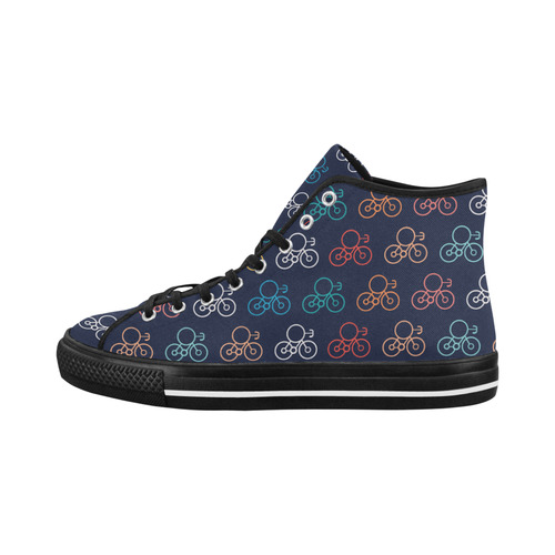 bicycle wheels Vancouver H Women's Canvas Shoes (1013-1)
