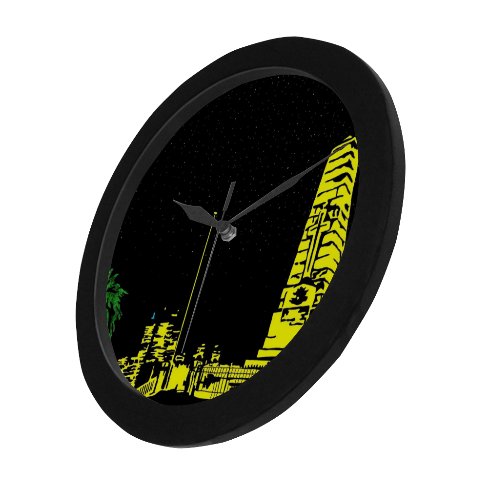 KingsPark Circular Plastic Wall clock