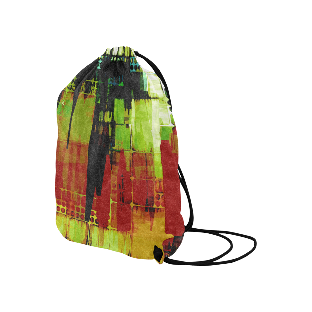 Grunge texture Large Drawstring Bag Model 1604 (Twin Sides)  16.5"(W) * 19.3"(H)
