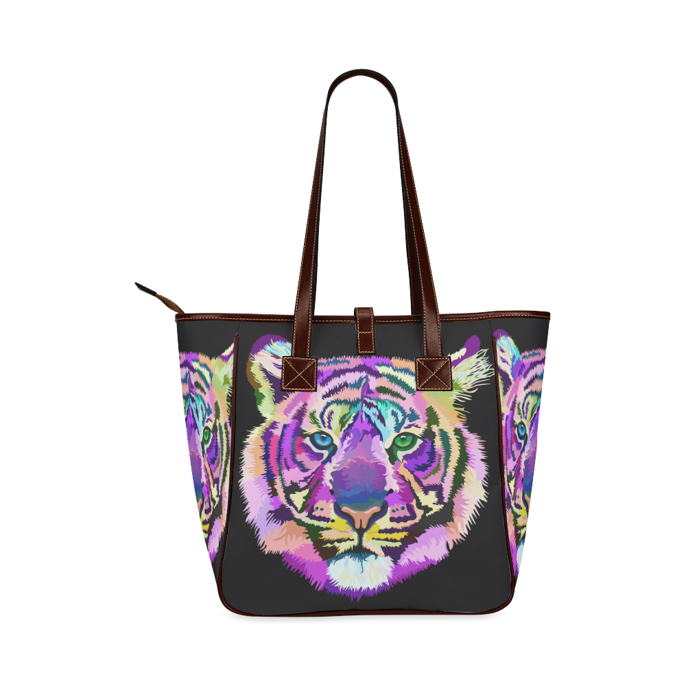 tiger popart Classic Tote Bag (Model 1644)