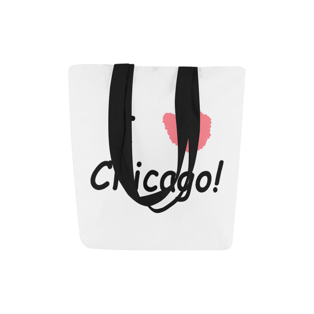 IHEART Chicago Canvas Tote Canvas Tote Bag (Model 1657)