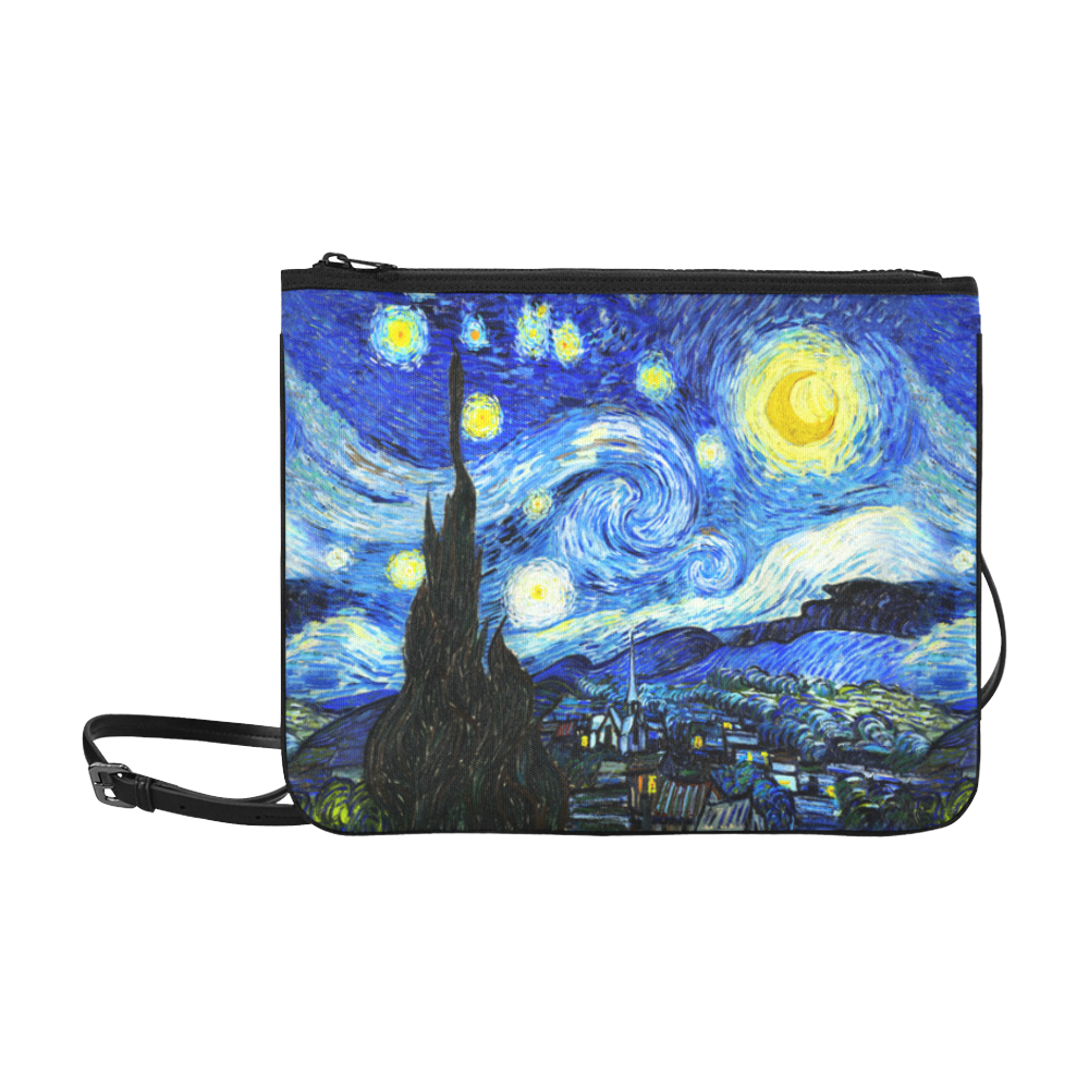 Starry Starry Night Slim Clutch Bag (Model 1668)