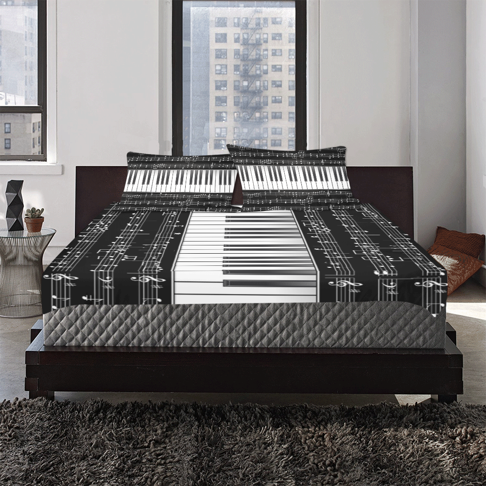 piano 3-Piece Bedding Set