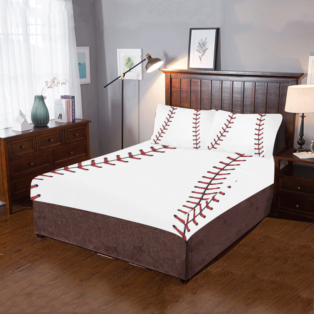 baseball 3-Piece Bedding Set